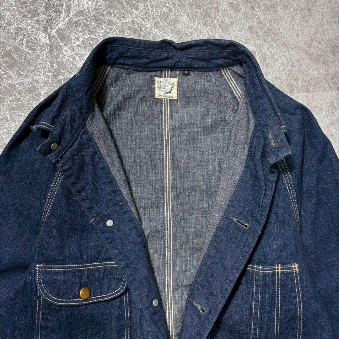 極美品 orslow 1950 デニムカバーオール インディゴ 2 日本製