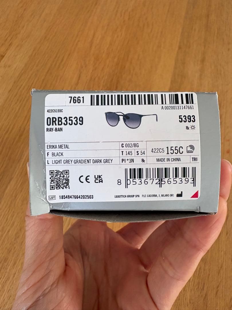 Ray-Ban レイバン サングラス ORB3539 Erika l
