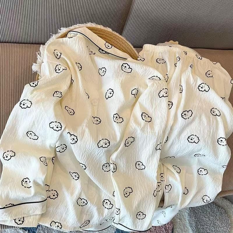 雲柄パジャマセット