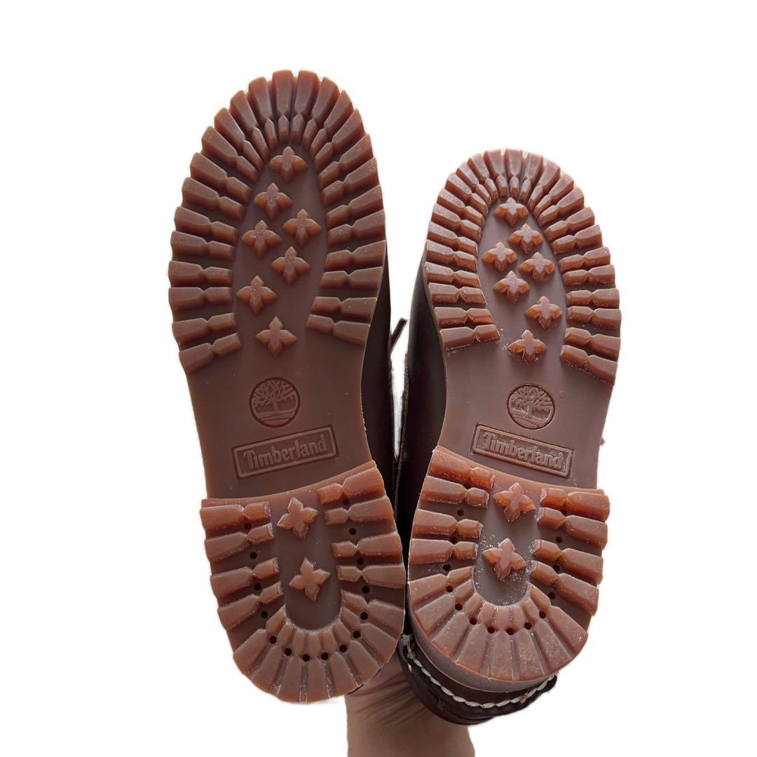 timberland/25cm/US7/3eye/モカシン/新品/ブラウン