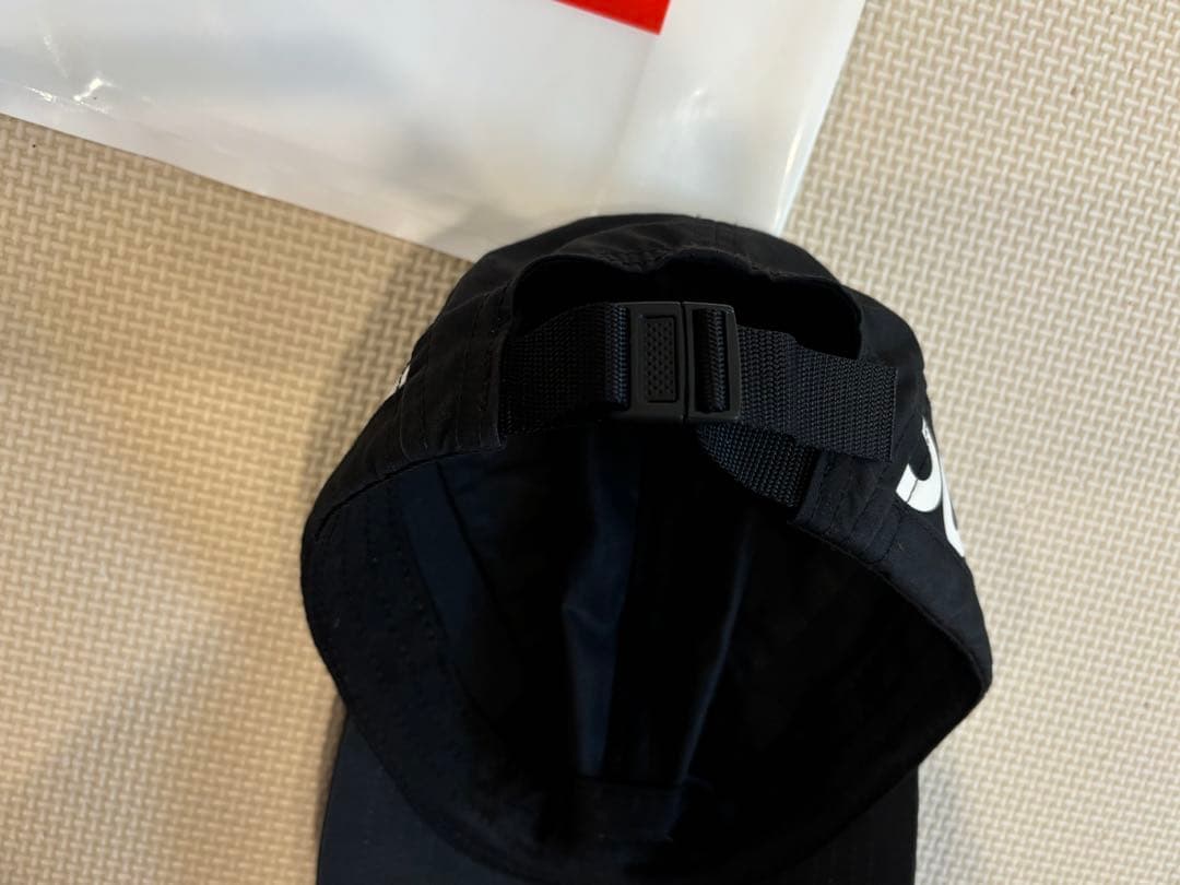 【人気モデル】Supreme Side Panel Camp Cap 黒 美品