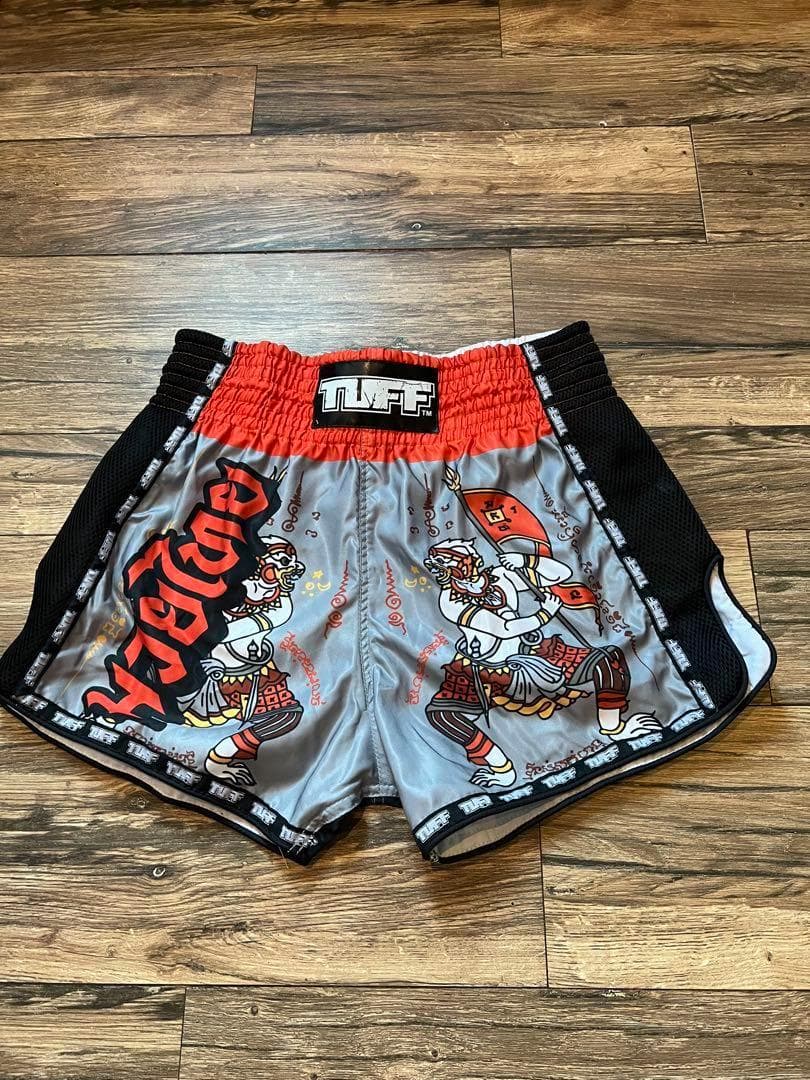 TUFFムエタイキックボクシングパンツXXL ハヌマーングレー