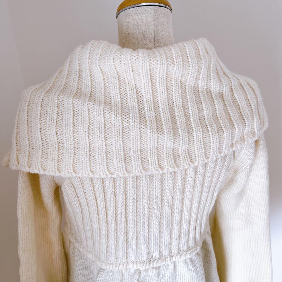 Burberryブルーレーベル ニット セーター ウール カーディガン コート