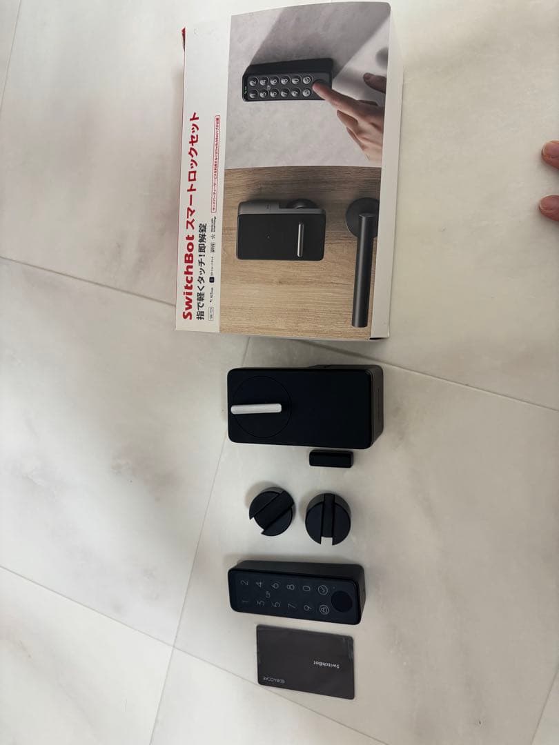 SwitchBot スマートロック 指紋認証パッド セット 鍵いらず