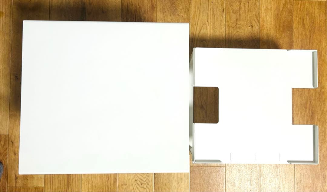 【廃盤】　tower 山崎実業　バッグインボックススタンド ホワイト