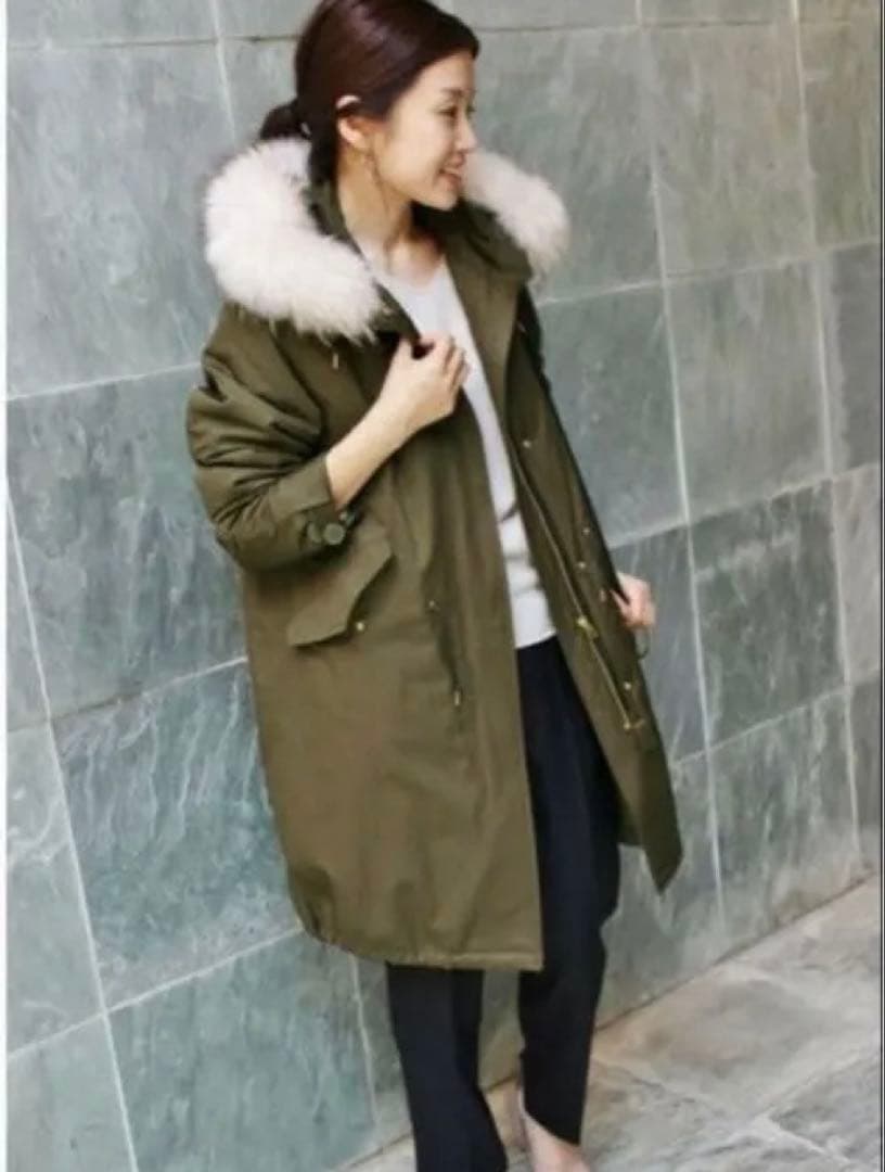 美品✨IENA VETEMENTS ファー付きモッズコート 38