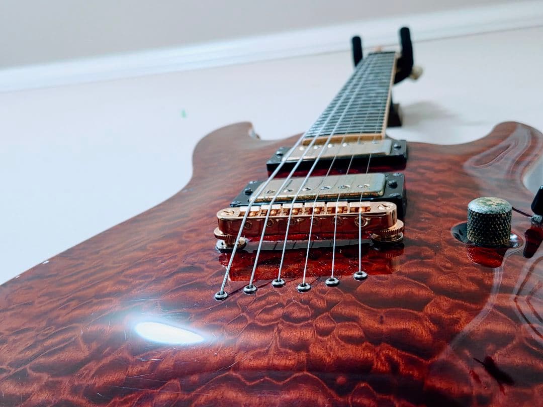 SCHECTER C-1 Classic Amber Gold スルーネック