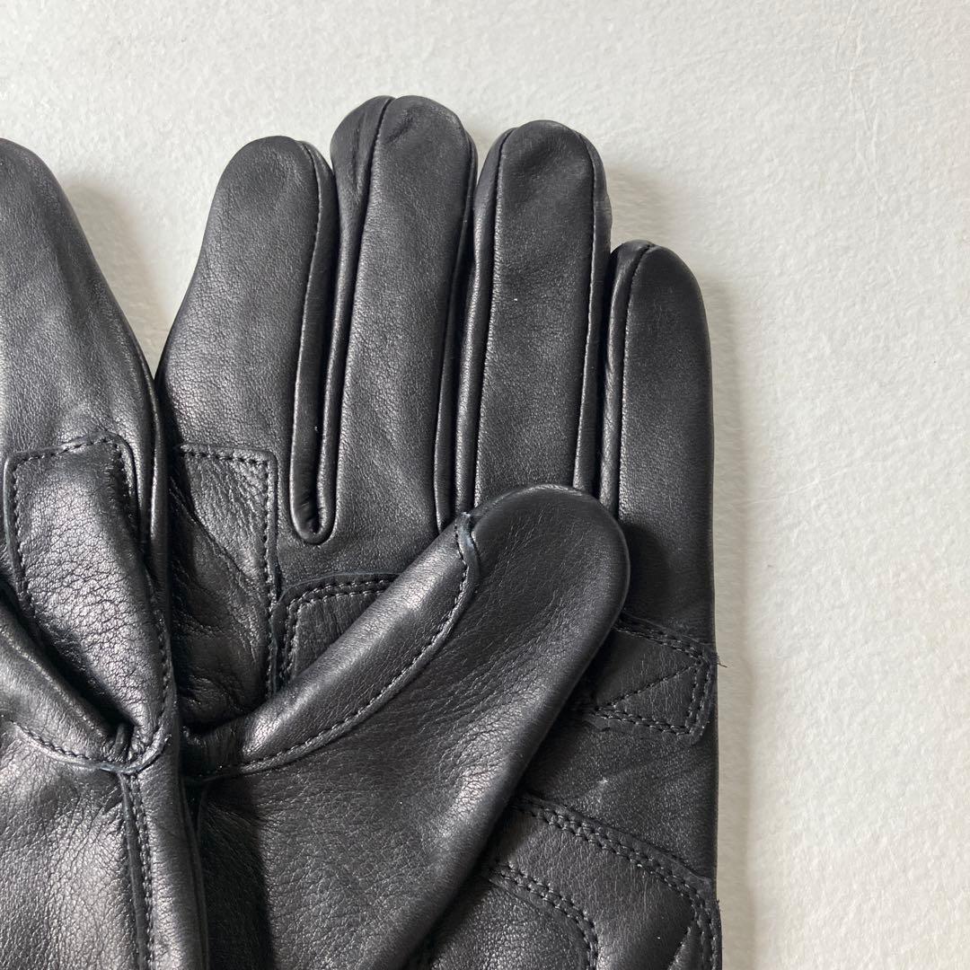 新品　Schott レザーグローブ ブラック ワンスター