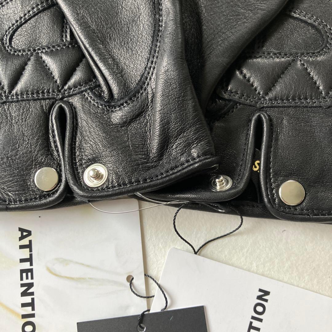 新品　Schott レザーグローブ ブラック ワンスター