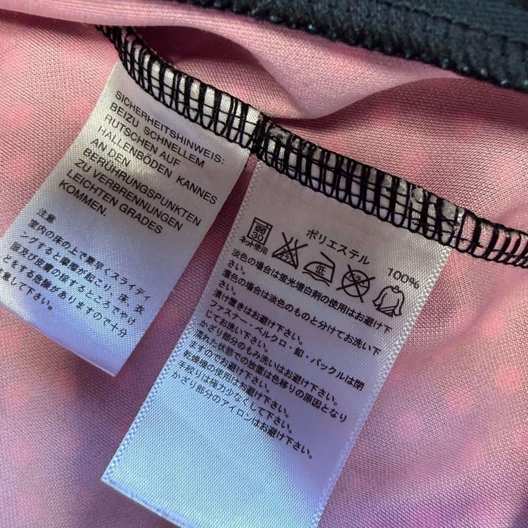 【アディダス】美品 ジャージ 上下セット ピンク Y2K M レディース