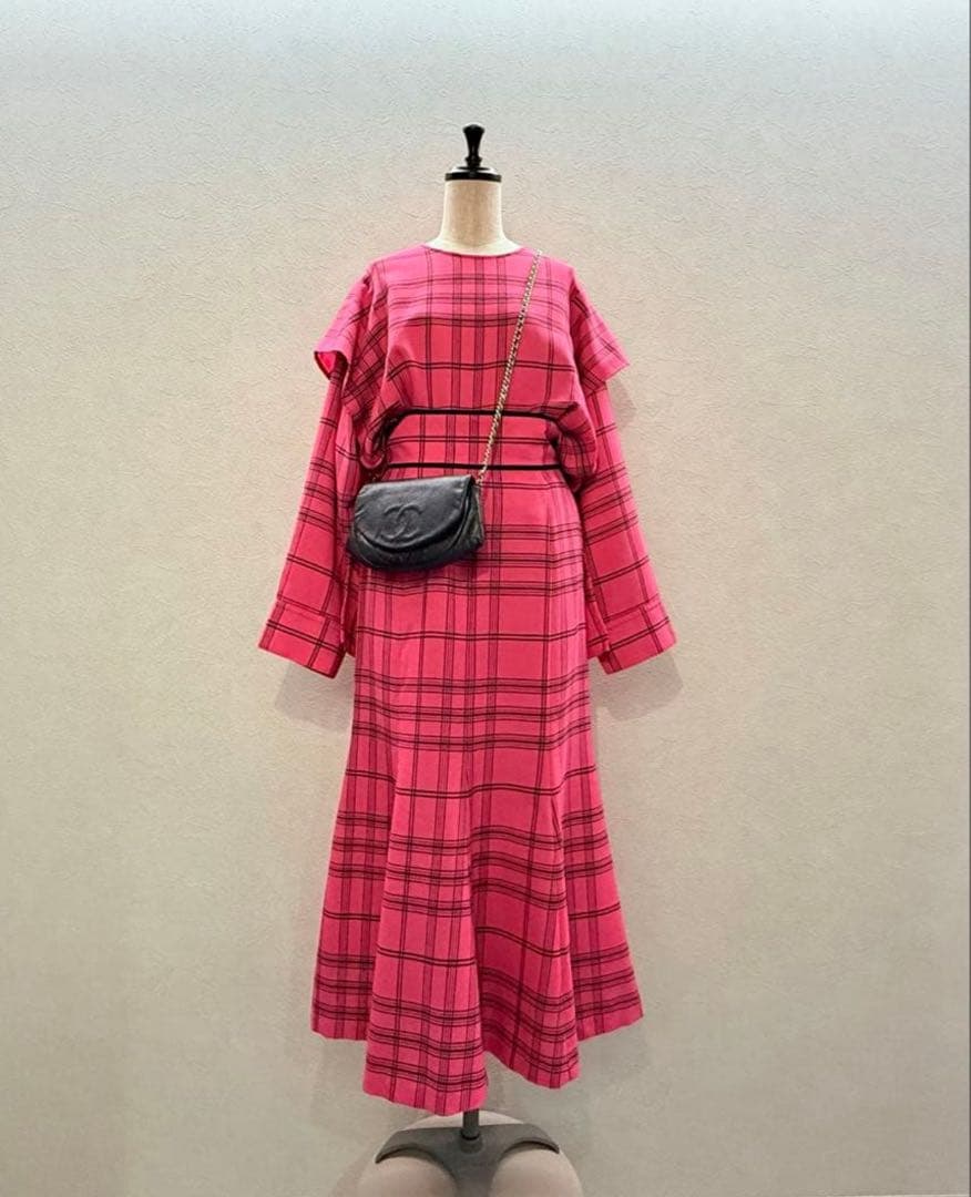 LE PHIL 35,200円23A/W ドライウールハイウエストスカート