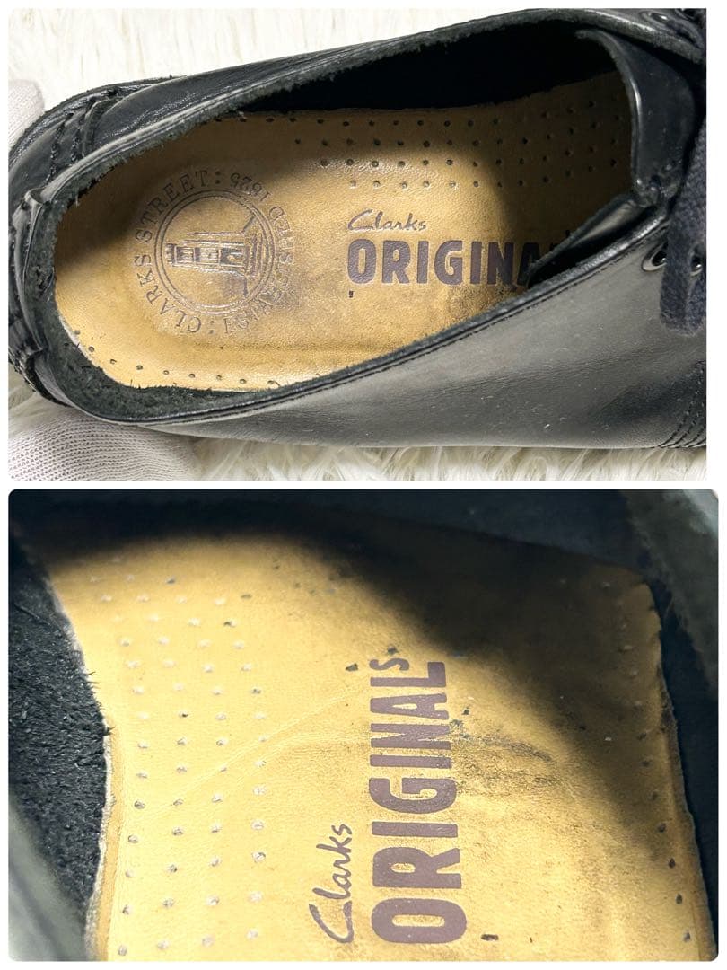 ✨良品✨Clarks クラークス デザートトレック ブラック レザー 27.5㎝