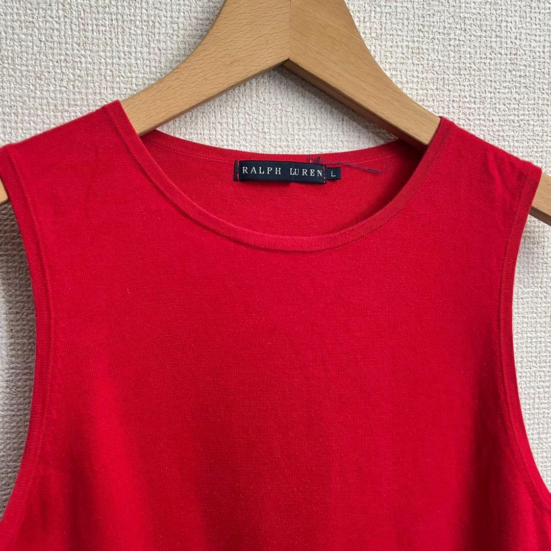 Ralph Lauren コットン アンサンブル カーディガン L レディース