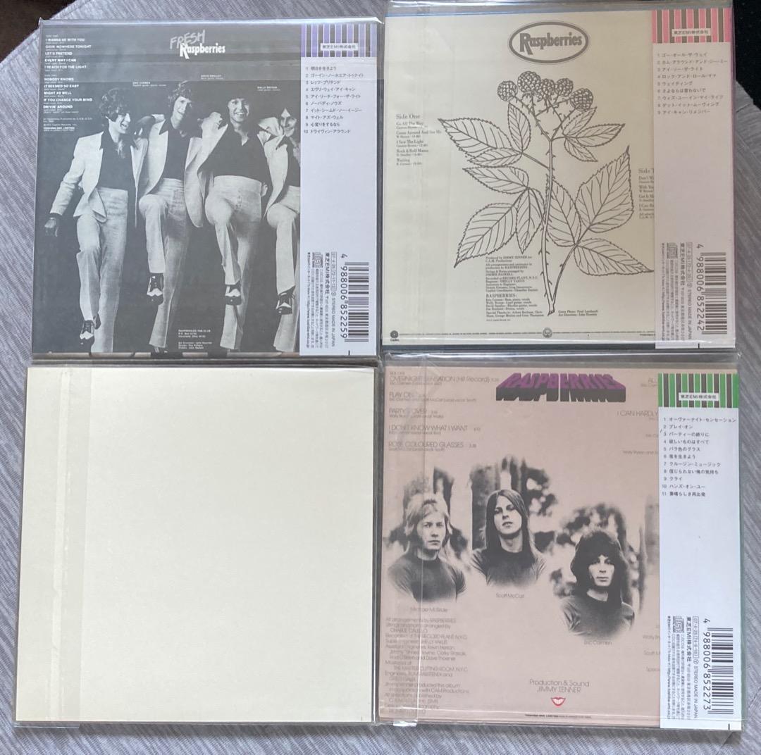 紙ジャケット美品CD4枚『Raspberries ラズベリーズ』限定ボックス付き