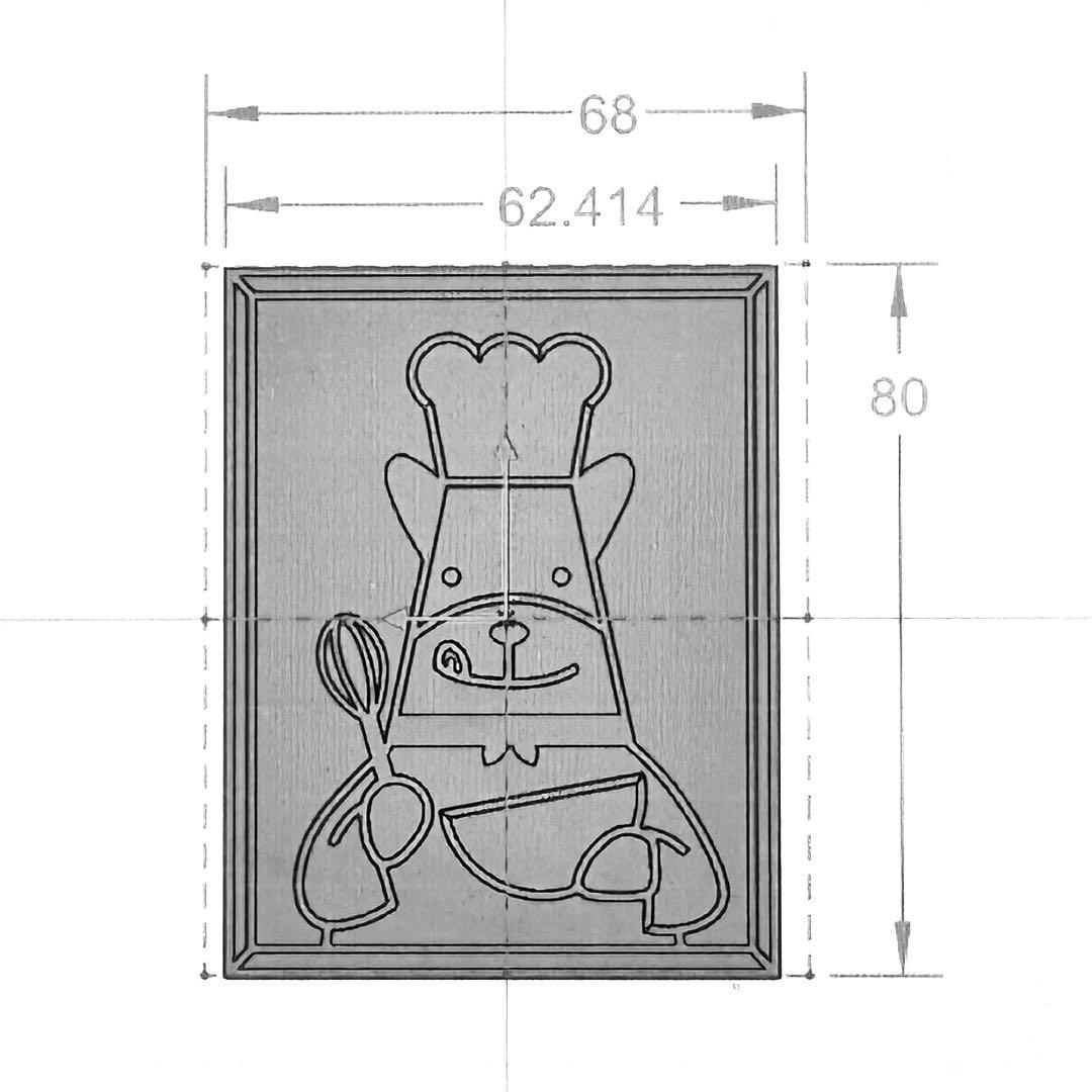 【シミズン】オーダークッキー型