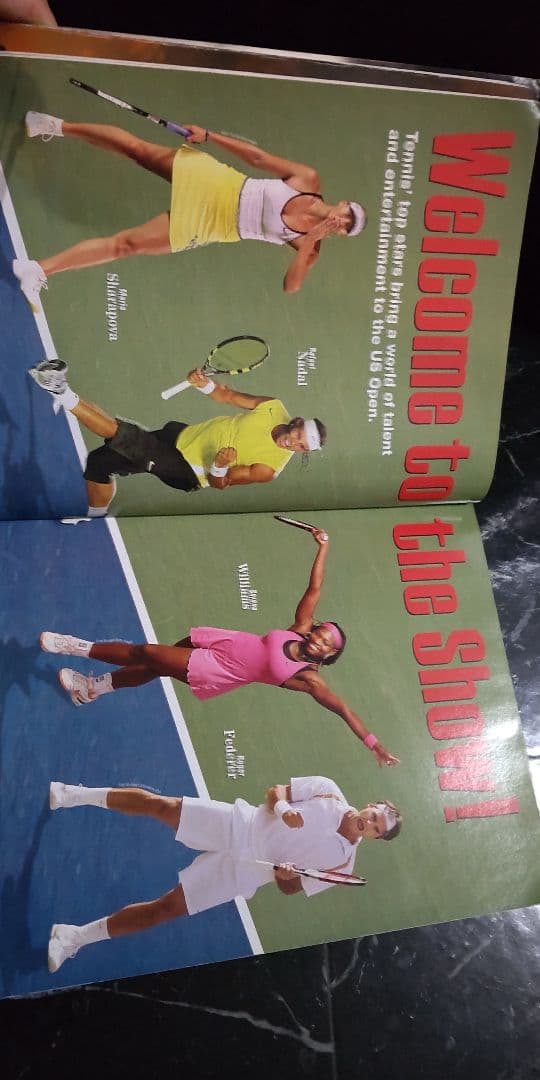 洋書 US OPEN テニス 2007 ナダル シャラポワ 英語 全米テニス