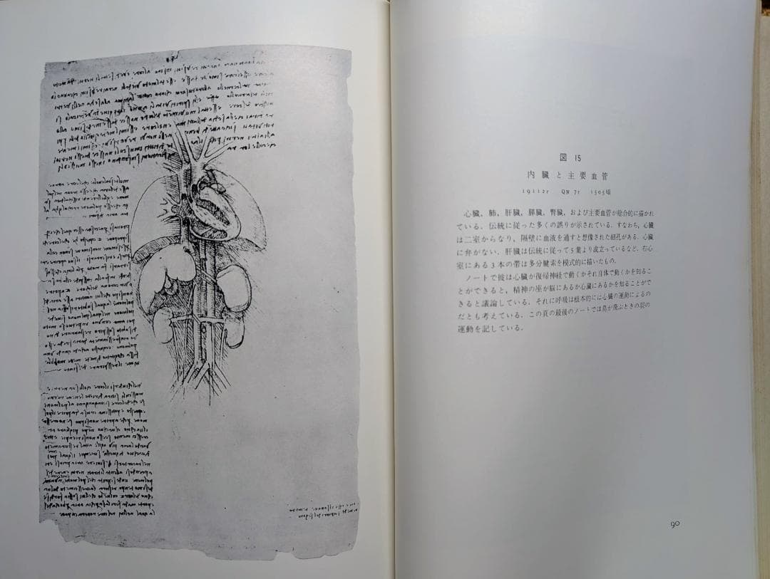 【希少本】レオナルドダヴィンチ解剖図集 (1971年) みすず書房