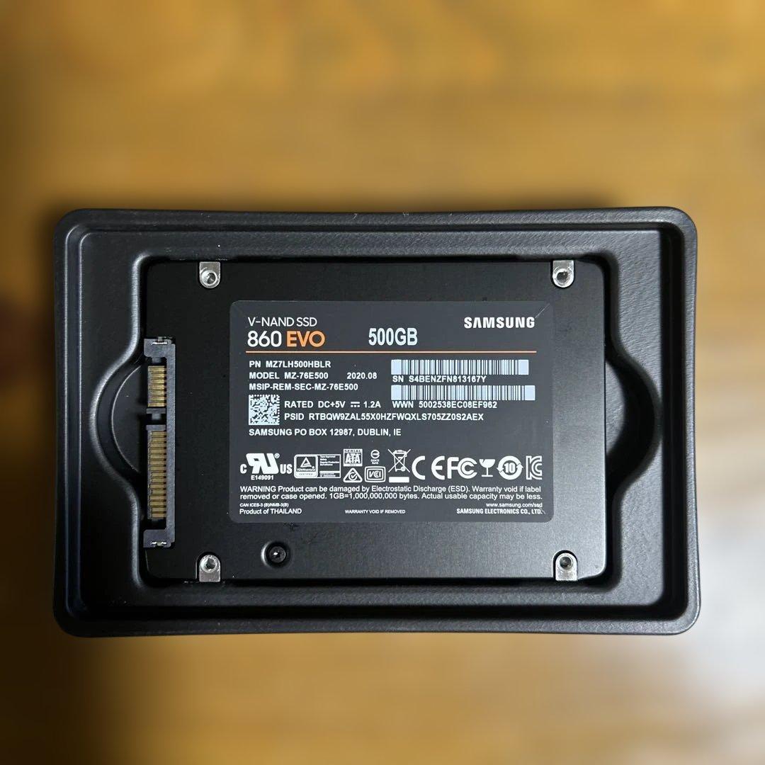 【SAMSUNG】 860 EVO 500GB 内蔵型SSD ケーブル付