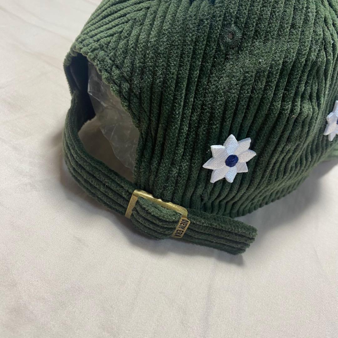 VEGA flower cap new era 3D ニューエラ　コーデュロイ