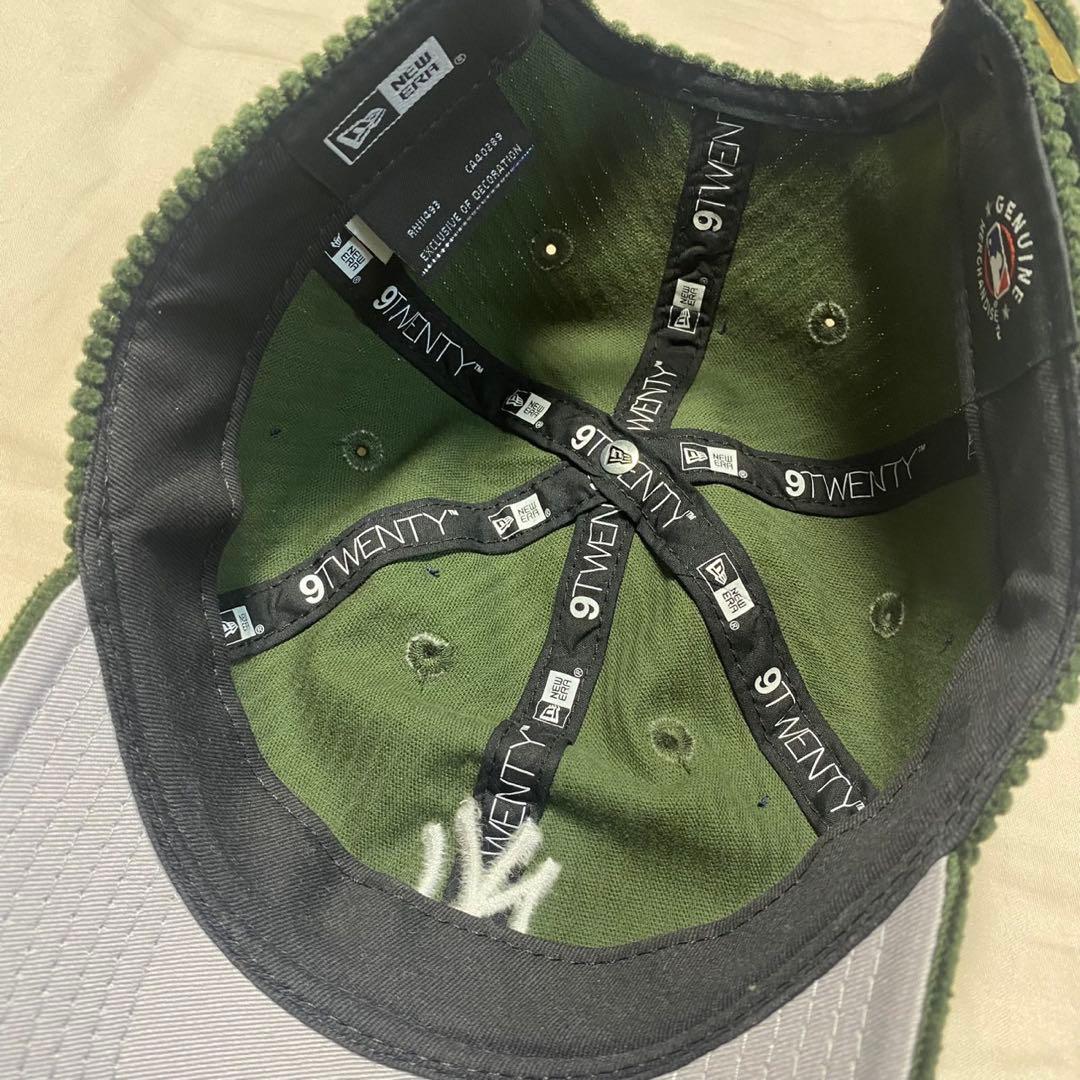 VEGA flower cap new era 3D ニューエラ　コーデュロイ