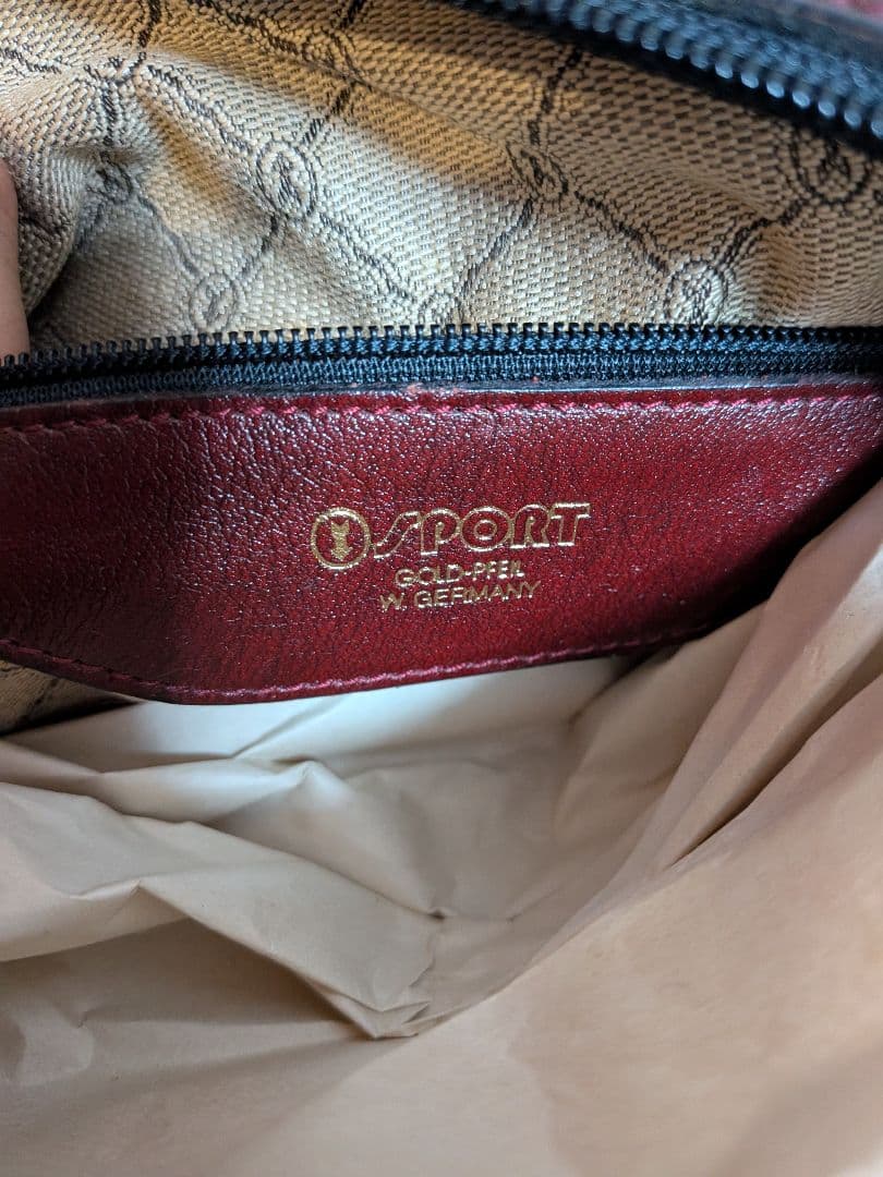 GOLD PFEIL ゴールドファイル 2way レザー ボストンバッグ
