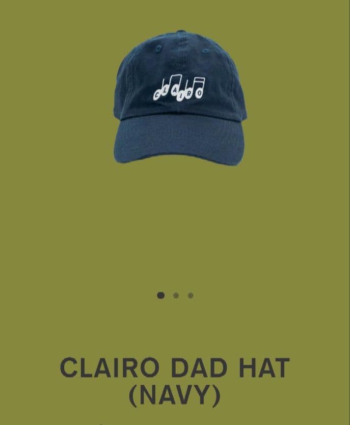 clairo charm merch キャップ 帽子 クレイロ hat cap