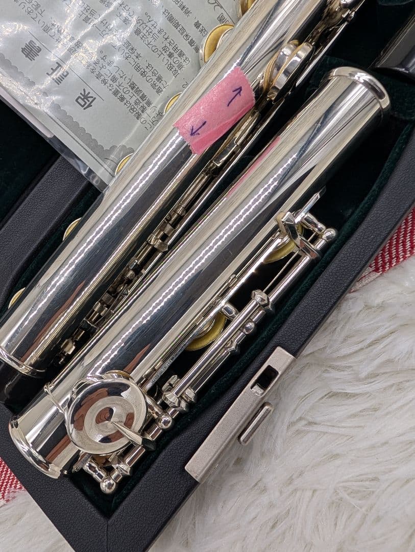 値下げ●美品Pearl Flute ブリランテ PF-525E-BZケース2種