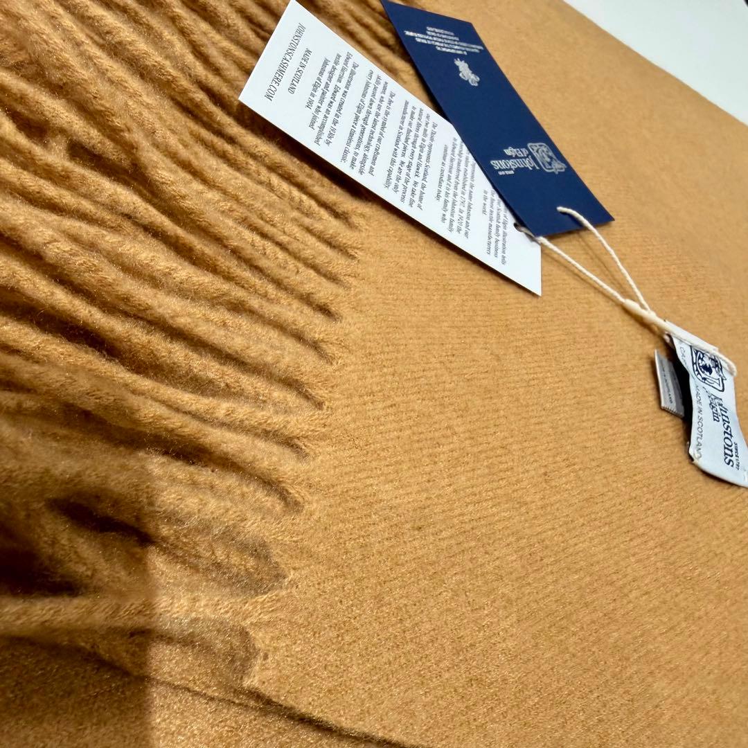 Johnstonsジョンストンズ カシミア 大判ストール マフラー キ