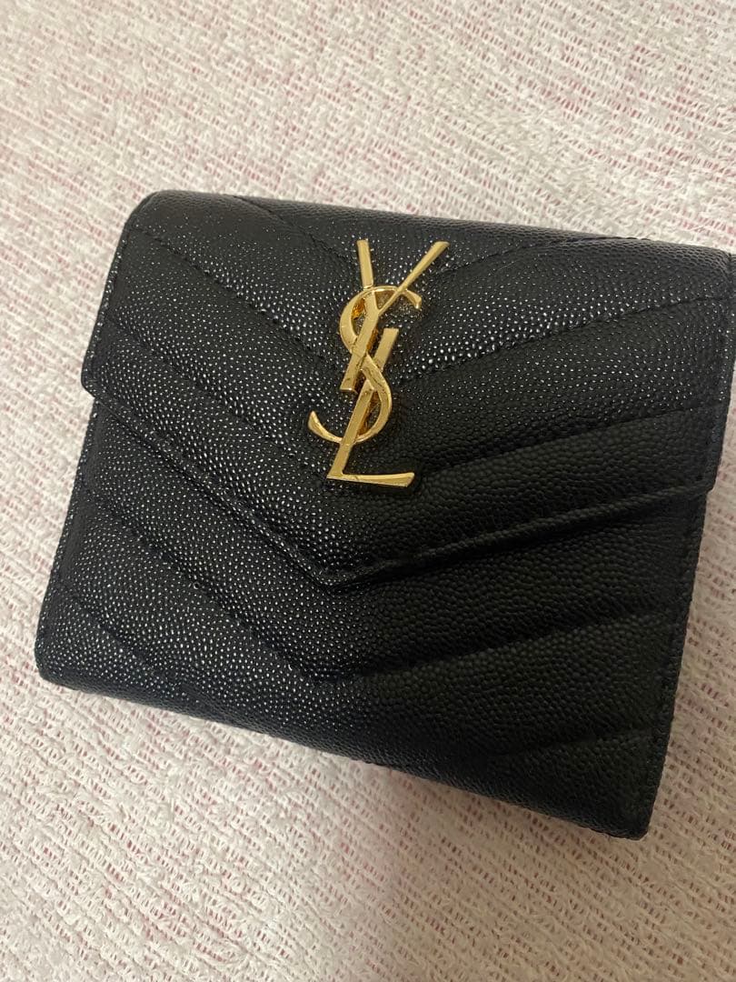 イブサンローラン YSL 折りたたみ財布 ほぼ新品