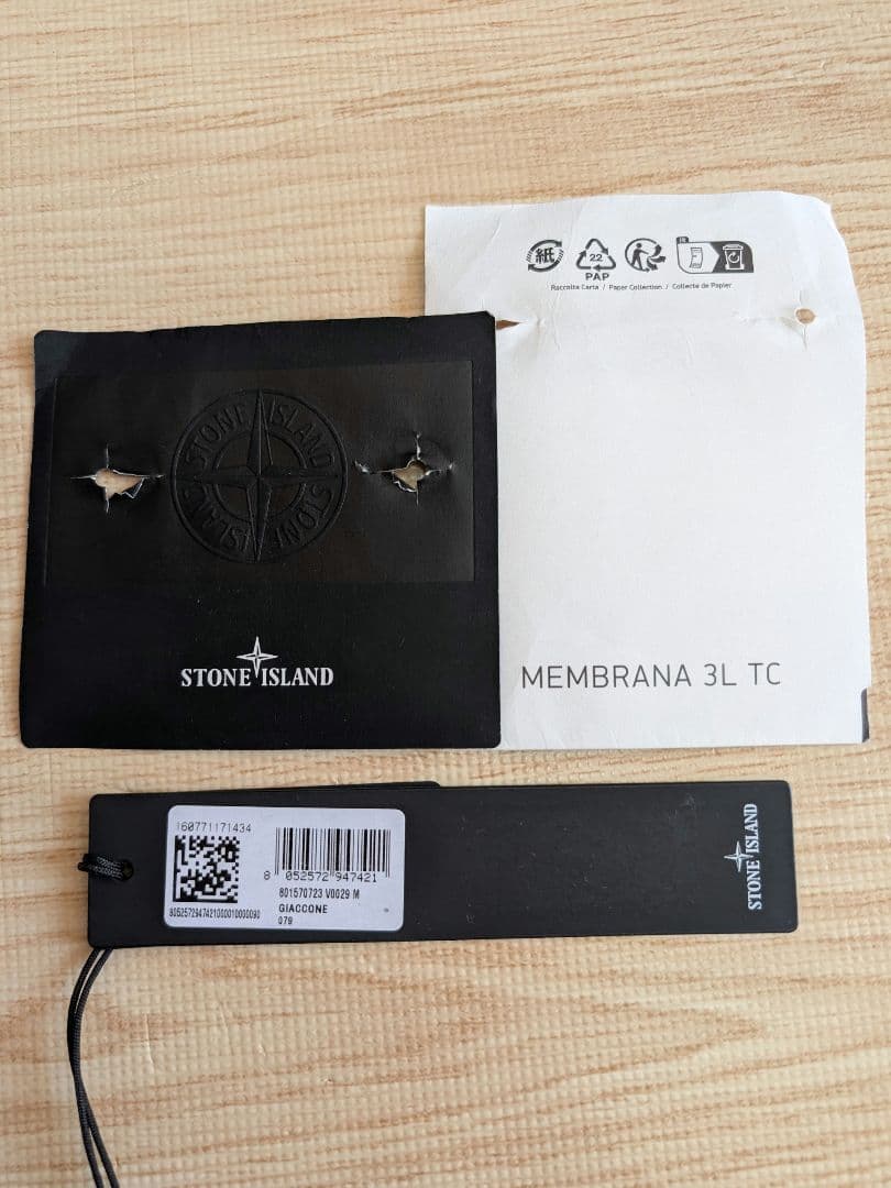 ジャケット・アウター 2024SS STONE  MEMBRANA 3L TC