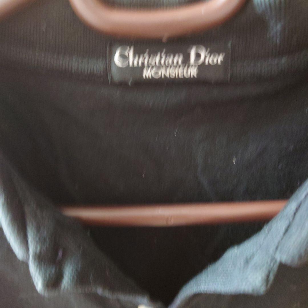 Christian Dior ブラック ポロシャツ