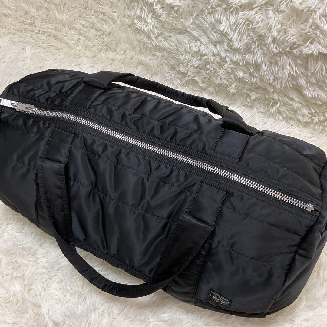 PORTER ポーター タンカー ボストンバッグ 2way Lブラック 大容量