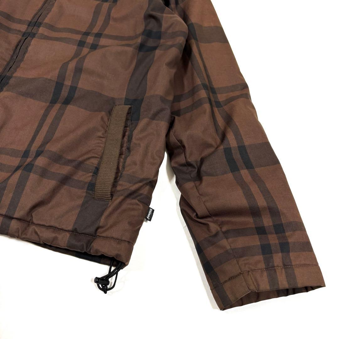 【旧タグ廃盤】 OLD STUSSY 90s 00s チェック ブルゾン 中綿