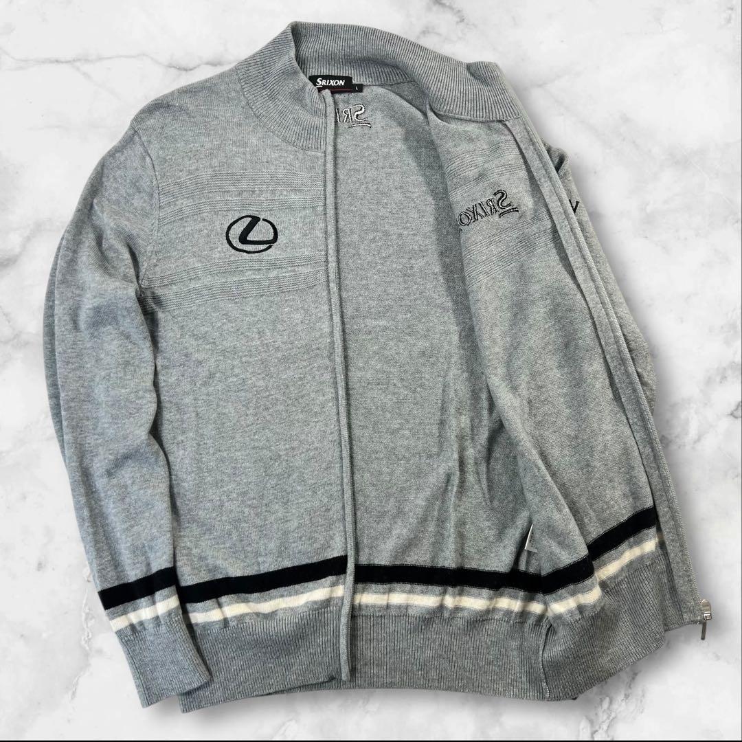 極美品 SRIXON×LEXUS ドライバーズニットジャケット サイズL 限定品