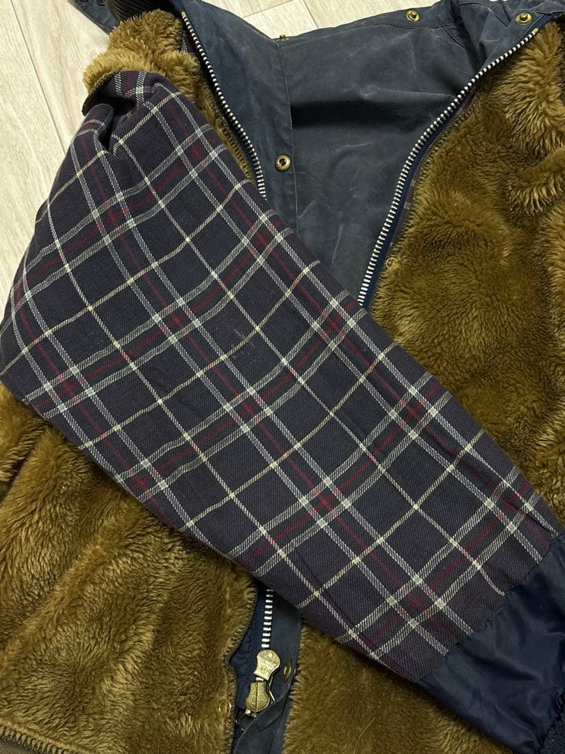 90's 3ワラント バブアービデイル ブラック ライナー付き　Barbour