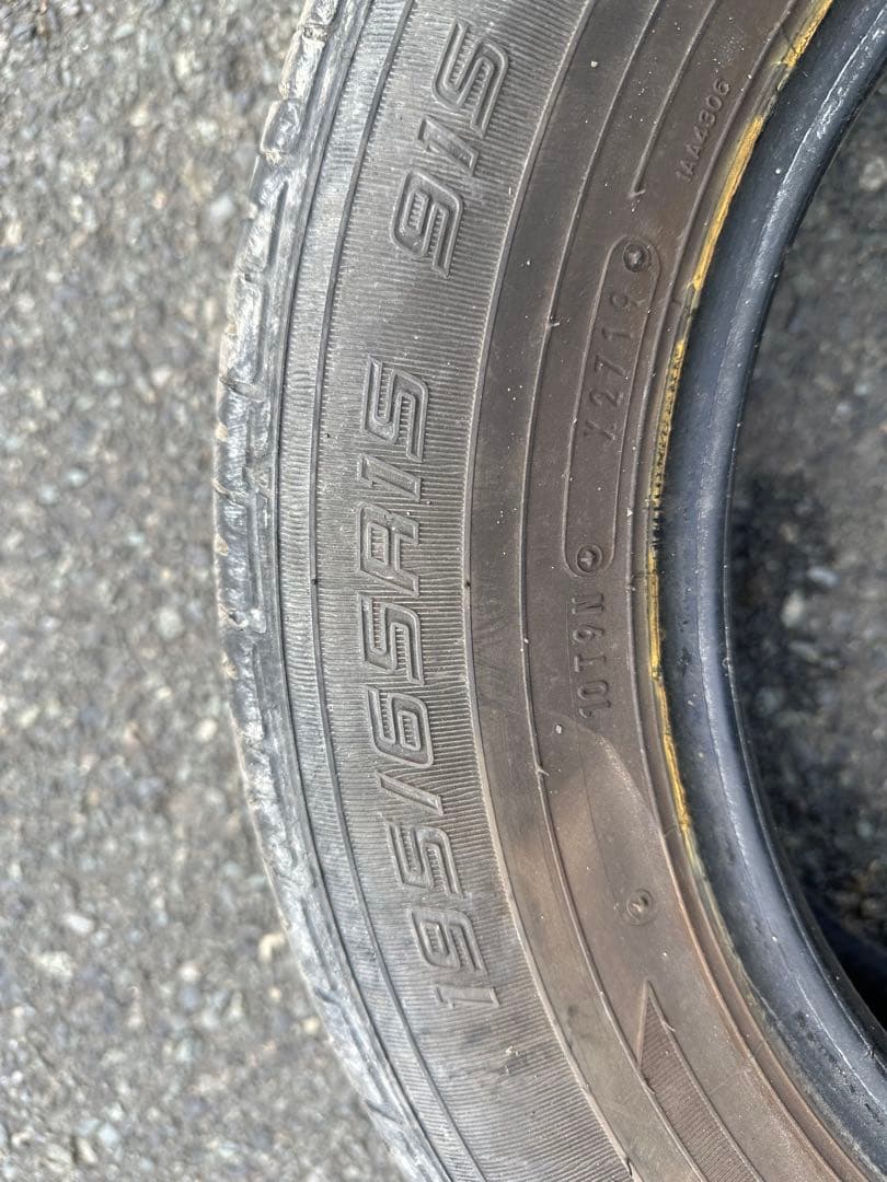 DUNLOP 195/65R15 タイヤ4本