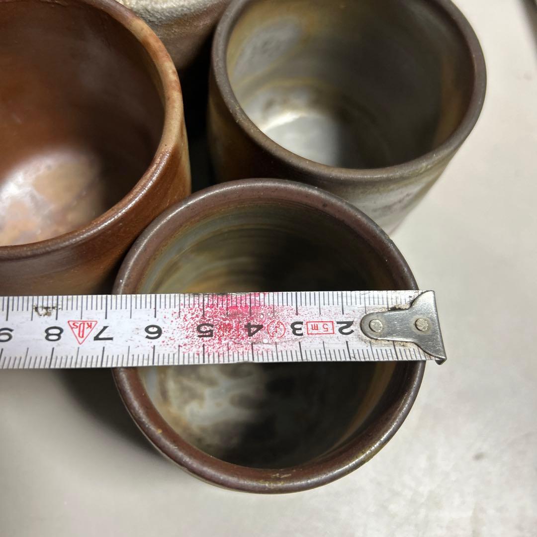 備前焼　ぐい呑み　湯呑み　5個セット