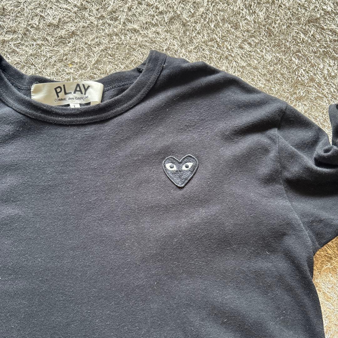 PLAY COMME des GARÇONS ブラック長袖Tシャツ L