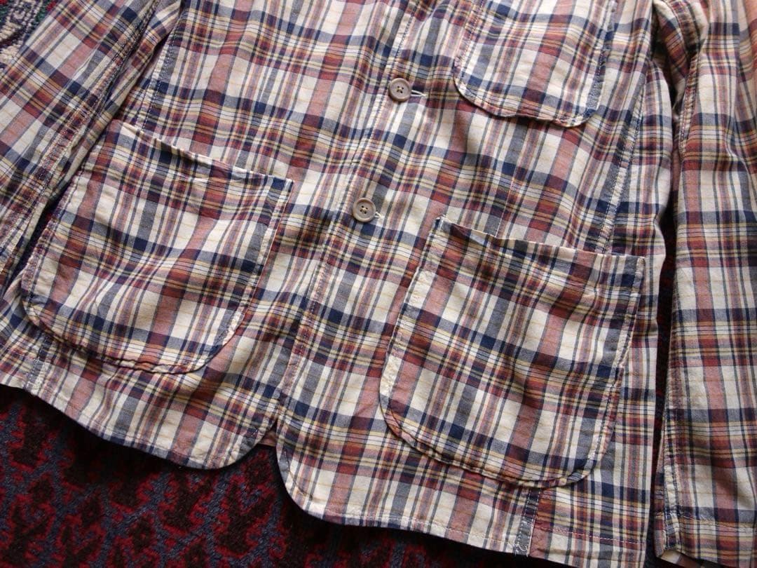 ENGINEERED GARMENTS ベイカージャケット S マドラスチェック