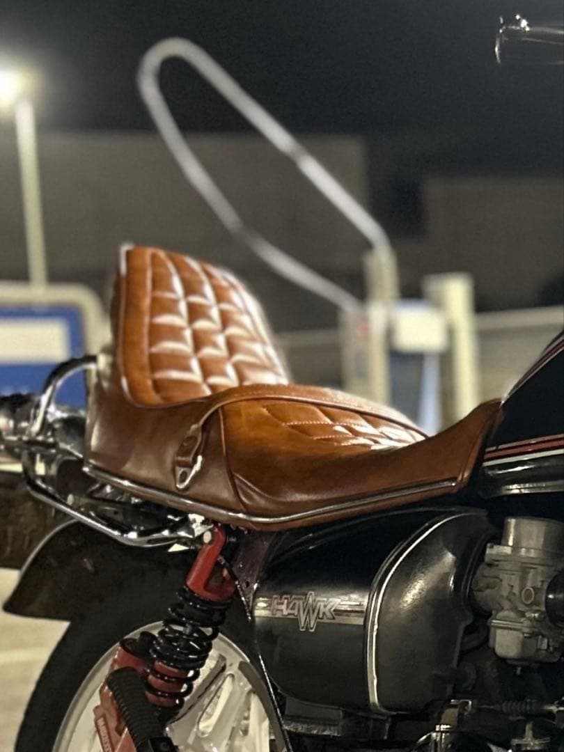 cb250t チョビ三段シート　オーダー品