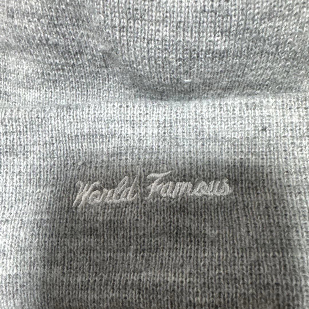Supreme ニット帽 クロスロゴ グレー