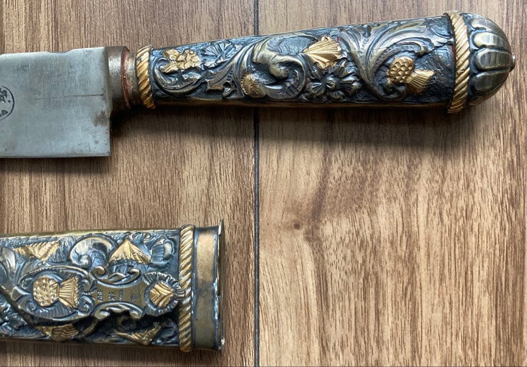 ☆*様 JUCA 装飾用ナイフ 金属製 彫刻装飾 800 18K