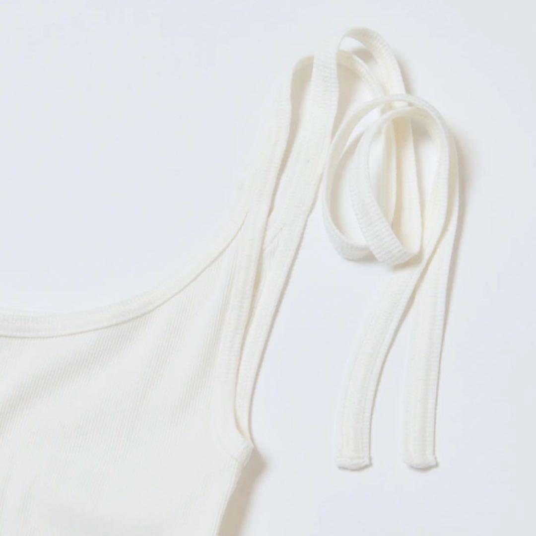 SHISHIKUI RIBBON CAMI / WHITE ❤︎ シシクイ