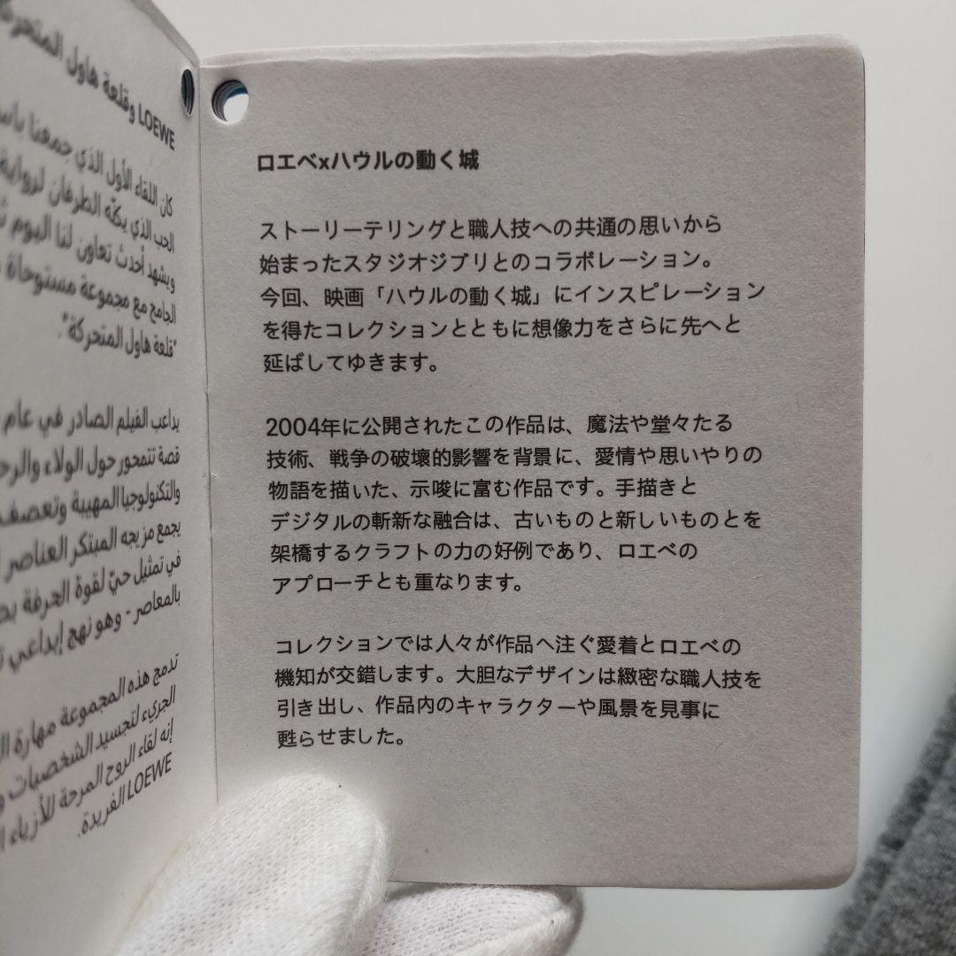 希少 ロエベ×ハウルの動く城 スタジオジブリコラボ アナグラム刺繍 Tシャツ S