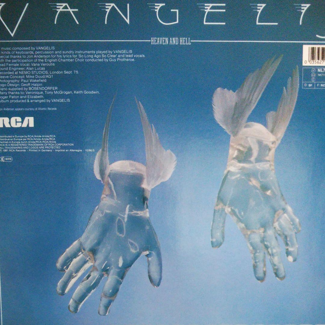 ヴァンゲリス　天国と地獄　LP（アナログ盤）米国プレス