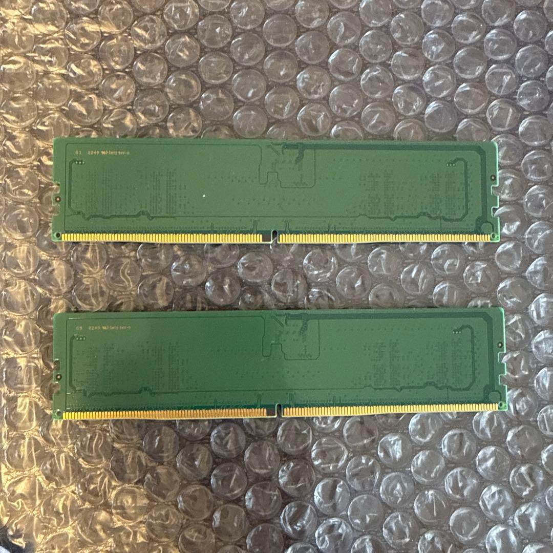 SAMSUNG DDR5-4800 16GB(8GB 2枚) メモリ