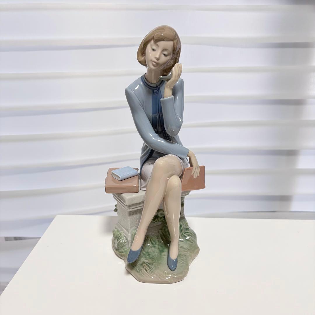 LLADRO リヤドロ 外出先で GO ON ALWAYS #6749 陶器