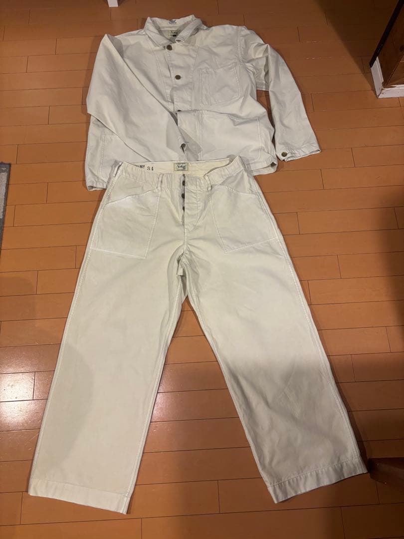 schott バックサテンカバーオール　セットアップ　カバーオール