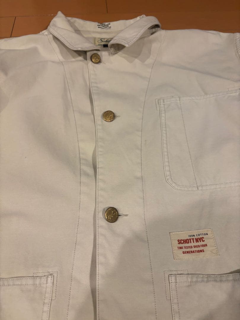 schott バックサテンカバーオール　セットアップ　カバーオール