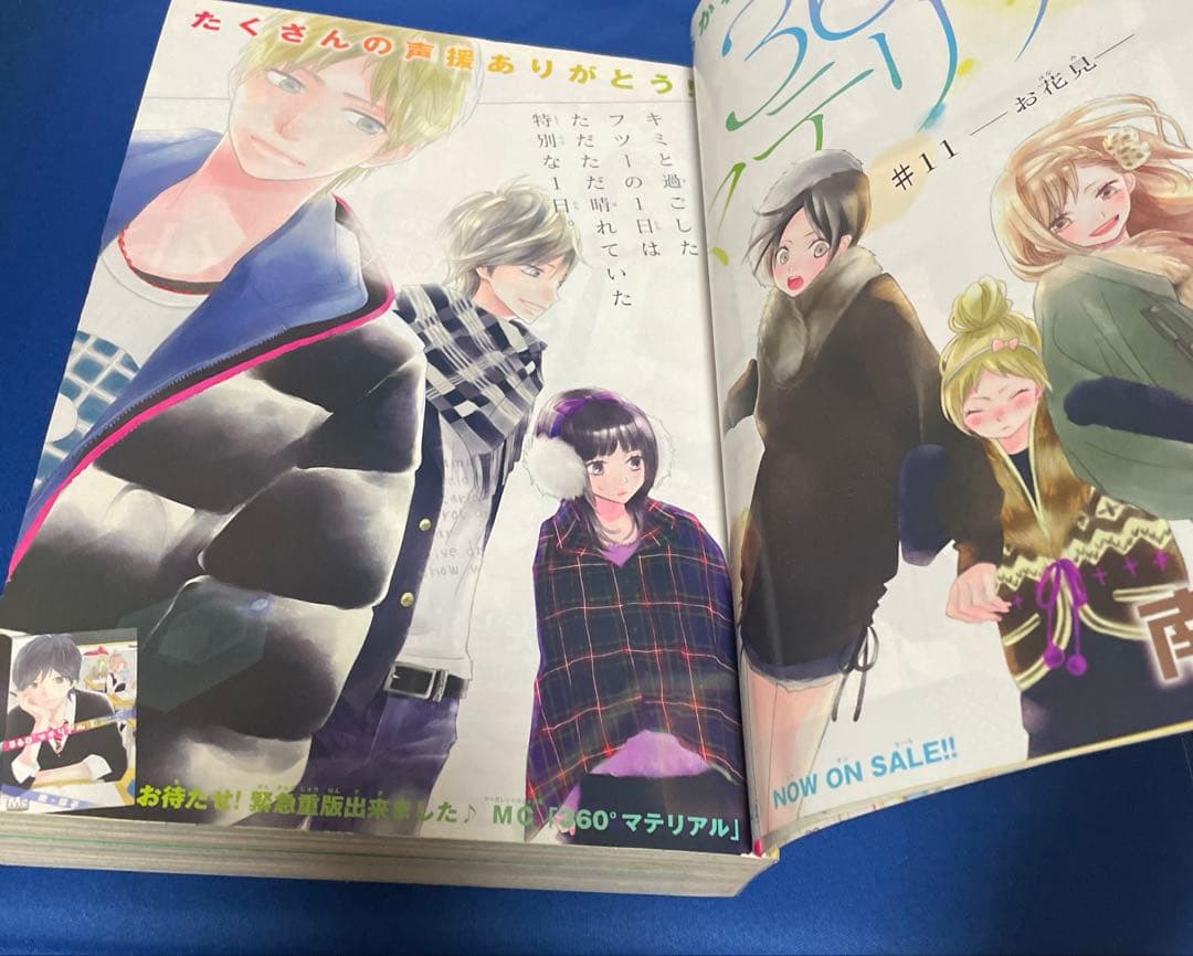 別冊マーガレット2011年1月号とじこみふろくアオハライド 君に届け カレンダー